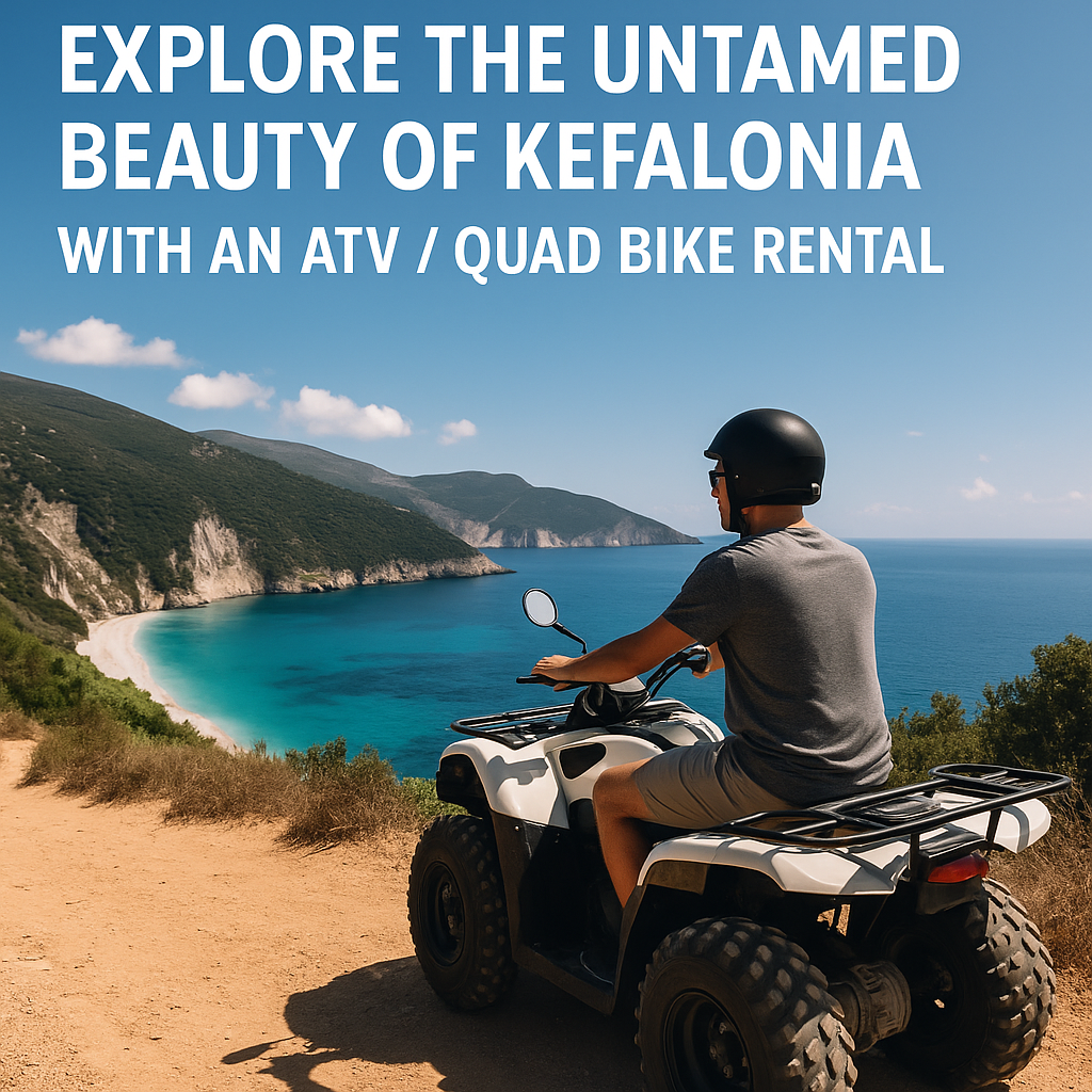Explore the Untamed Beauty of Kefalonia with an ATV / Quad Bike Rental